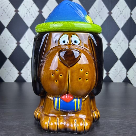 Large St. Bernard Dog Cookie Jar, Figural Ceramic 11” 1970s Puppy Treats Vintage - Etsy