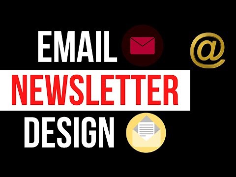 Mailchimp Email Newsletter Template Design Tutorial