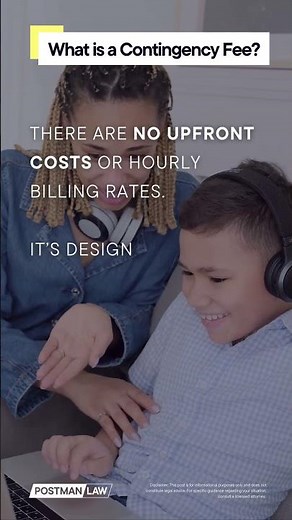 What is a Contingency Fee? #legalterms #postmanlaw