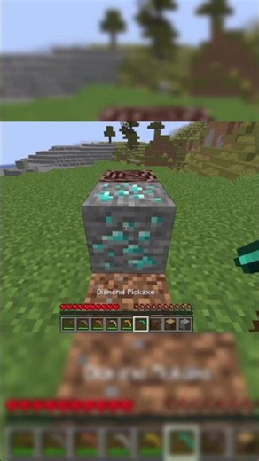 Pickaxes vs their ores #minecraft