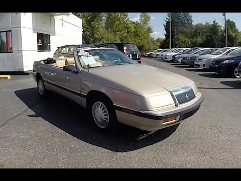 1992 Chrysler LeBaron LX Convertible|Walk Around Video|In Depth Review
