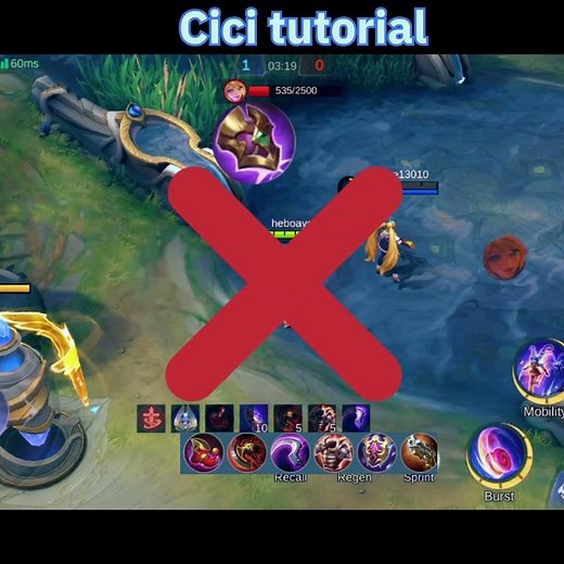 Cici counter items- tutorial mlbb #mobilelegends