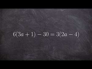 How to solve an equation with a variable on different sides