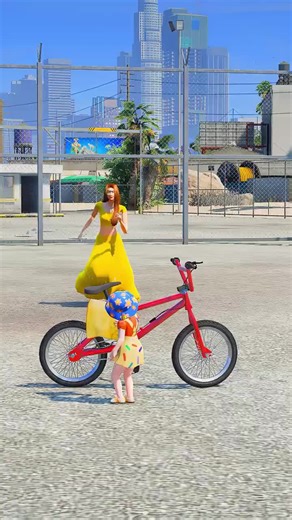 GTA v Cartoon on TikTok