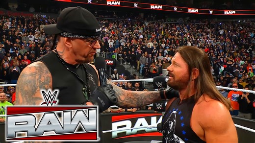 【RAW 2.24 中字】AJ正式宣布退役！葬爷亲自将其引入名人堂！