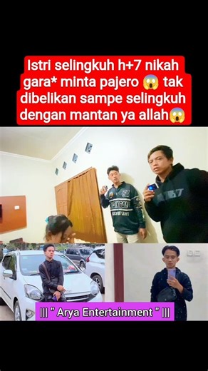Istri selingkuh h+7 nikah gara* minta pajero 😱 tak dibelikan sampe selingkuh 😱 #feedshorts #shorts
