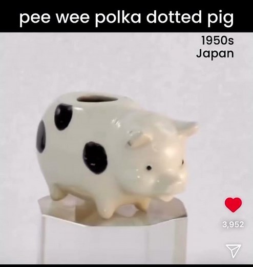 pee wee polka dotted pig (read desc)