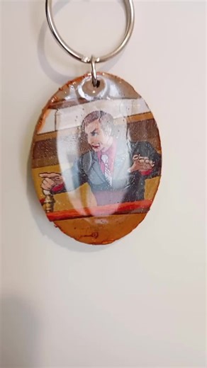 Keychain Inspired by Better Call Saul & Ace Attorney