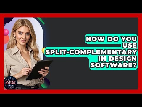How Do You Use Split-Complementary In Design Software? - Graphic Design Nerd