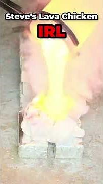 Making Minecraft LAVA CHICKEN in REAL LIFE