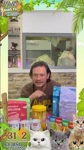 H-2 Jangan lupa datang ke Booth JAVA PETCO di acara IIPE banyak diskon & hadiahnyaa!! #cat #kucing