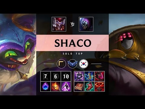 Shaco Top vs Jax - KR Diamond Patch 25.20