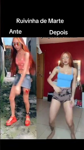 RUIVINHA DE MARTE - ruivinha de marte antes e depois