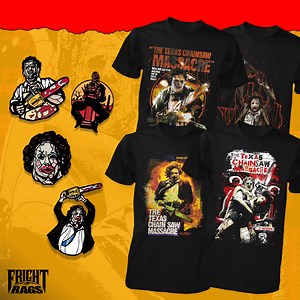“For Them An Idyllic Summer Afternoon Drive Became A Nightmare.” • Officially Licensed TEXAS CHAINSAW MASSACRE Collection • Brand New T-Shirts and Enamel Pins • Exclusively Available at Fright-Rags • SHOP NOW: https://goo.gl/3etY2P | FRIGHT-RAGS