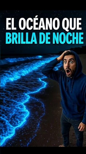 🌌 El Océano Que Brilla de Noche Como si Fuera Magia | Bioluminiscencia Real