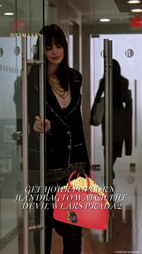 AMC Theatres Reveals First Look at The Devil Wears Prada Popcorn Purse#avetallyan #devilwearsprada