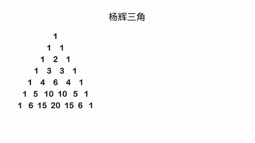【大聪老师讲奥数】之杨辉三角