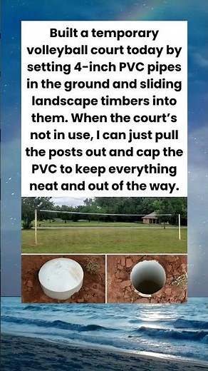 Easy PVC Volleyball Court Setup