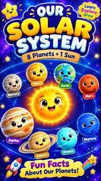 🌞🪐 Learn About Our Solar System! 🚀 | Planets for Kids | Fun Space Adventure