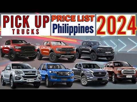 Pick up trucks Price List in Philippines 2024
