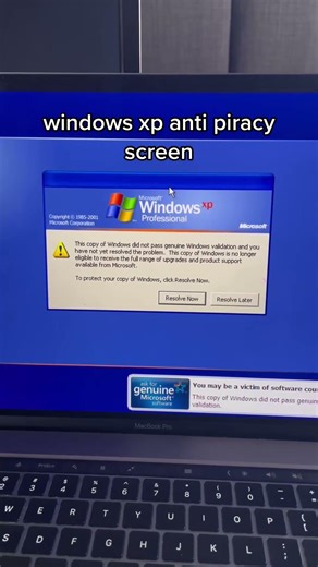 Windows XP - Anti Piracy Screen (REAL) #windowsxp #windows
