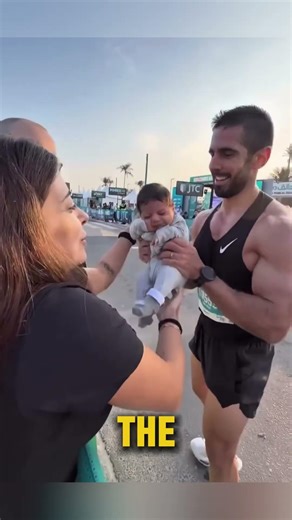 The Youngest Medalist Ever? 🏅👶 #shorts #marathon #title #medal #young