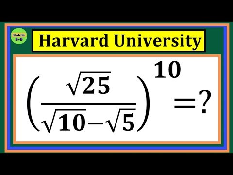 Can You Pass Harvard University Entrance Exam? | Interview Trick