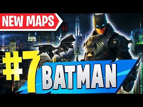 TOP 7 Best BATMAN Creative Maps | Fortnite Batman Map CODES (VERY FUN)