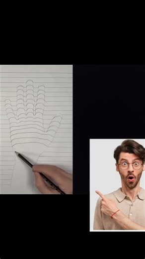 This is how to draw a invisible hand?