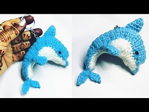 How to make a crochet dolphin 🐬🐬