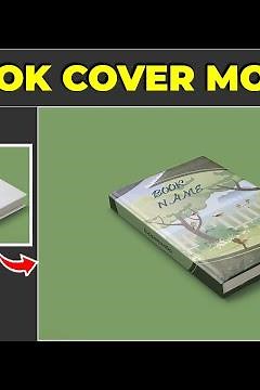 How to make a realistic book cover mockups - Photoshop Tutorial
