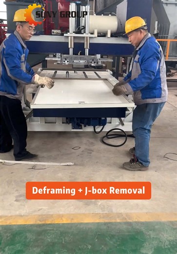 [Updated] Semi-Automatic Solar Deframing Machine - The Future of PV Panel Recycling ♻️ #SolarPanelRecycling #SolarRecycling #SolarWaste #deframing #pvpanel #PVRecycling #GreenEnergy