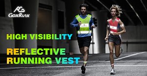 Watch Reflective effect in night- GoxRunx reflective running vest on Amazon Live
