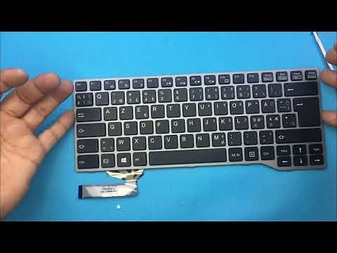 How To Install And Fix The Keyboard Keys of Fujitsu Lifebook E733 E734 E743 E744 Series