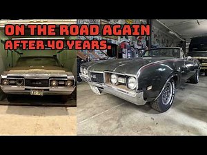 This 442 Sat for 40 years. It Will Drive Again. 1968 Oldsmobile 442 Convertible Revival EP-2