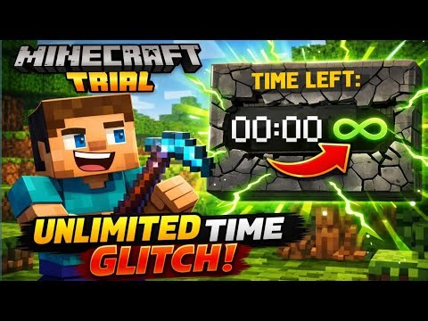 Minecraft Trial Unlimited Time Trick 😱 | Play Forever Without Timer!