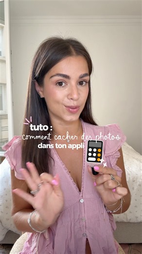 tuto / comment cacher des photos dans ton iPhone dans l’appli calculatrice ? #iphone #hacks #tips