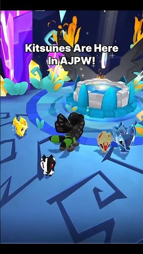 The new mythical is here, Kitsunes are now in Animal Jam Play Wild!!!