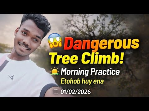 Morning practice etohob huy ena/dangerous dare 😱 Santali vlog 2026 by Rajaram