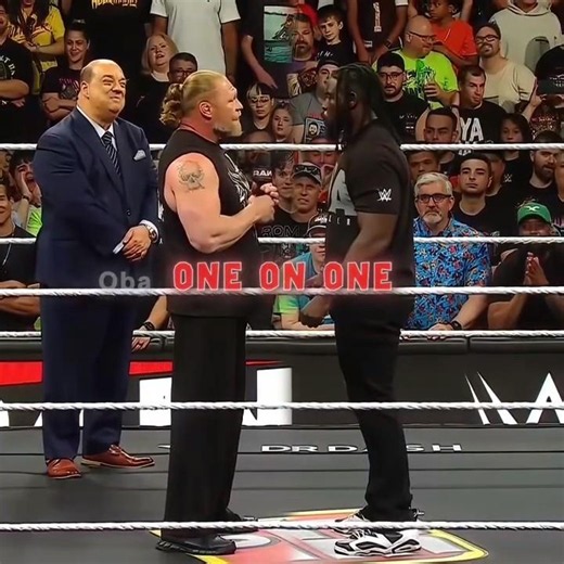 Brock Lesnar vs Oba Femi inside HELL IN A CELL 🥵 | Edit #wwe #wrestling #shorts