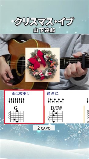 クリスマス・イブのギター弾き語り教室