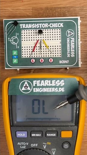 Einen Transistor testen (Multimeter-Basics)