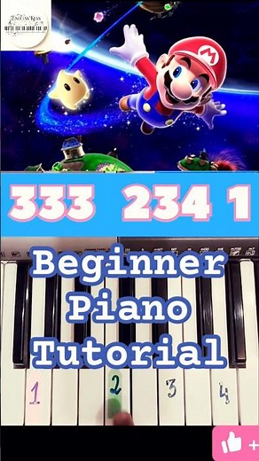 Super Mario Theme Piano Tutorial #piano #pianotutorial #shorts