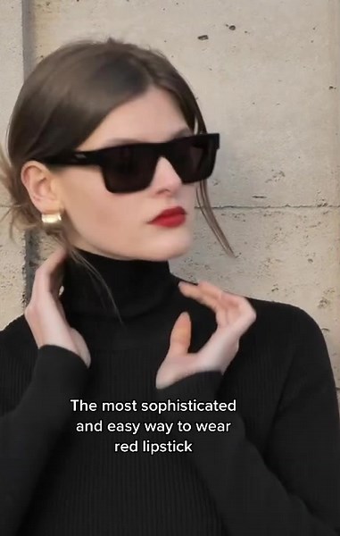 Sophisticated Red Lipstick Style Guide by Parisian Vibe