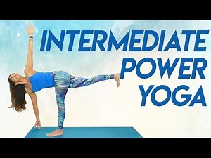 Challenging Power Yoga Workout for Inner Thighs, Glutes & Total Body Strength | 30 Min Class, Myra
