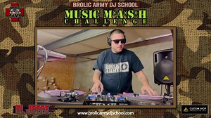 2024 MUSIC M*A*S*H CHALLENGE presented by https://brolicarmydjschool.com • OFFICIAL RULES Students must compose a 6 minute "party rocking" set that features at least 6 songs from multiple genres. Using a scale from 1 to 10, judges Rob Swift and DJ Monopoli (2023 MUSIC M*A*S*H CHALLENGE CHAMP) will evaluate each competitor's ability to connect their playlist in a way that's seamless, creative, fun to listen to and constructed with the following techniques - Dropping, Mixing & Scratching. El Jeffe