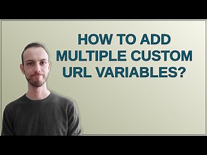 Wordpress: How to add multiple custom URL variables?