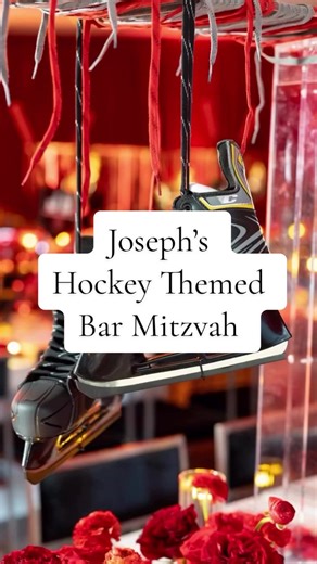 Get @reshare_app • @mitzvahsisters A bar mitzvah built for an MVP. 🏒❤️🖤 Custom rink dance floor, towering hockey décor, and a full merch station. This bar mitzvah was a championship-level celebration. ❤️🖤 Hit us in the DMs to get your planning stared!