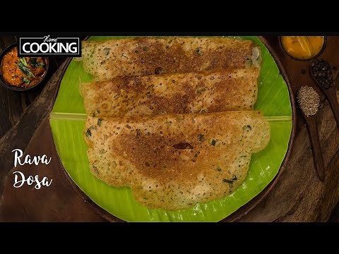 How to Make a Restaurant-Style Crispy Rava Dosa at Home! - The Perfect Instant Breakfast