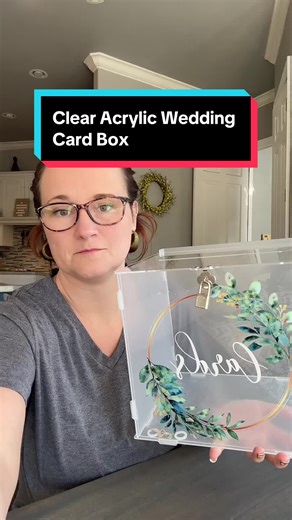 🔒✨ Stylish, secure, and event-ready! This Clear Acrylic Card & Cash Box with Lock keeps cards and cash safe while showing off a sleek, modern look. Perfect for weddings, parties, graduations, and fundraisers 🤍 #EventTok #WeddingTok #CardBox #CashBox #EventDecor